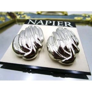 New Napier silvertone earrings